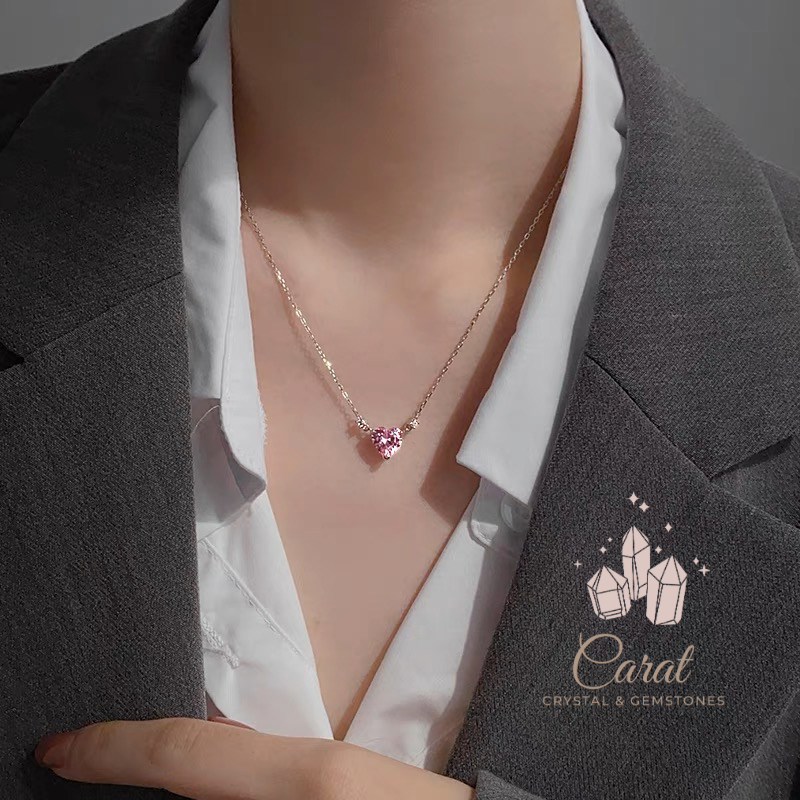 Oliver Weber Boost Antique Pink Crystal Necklet - J8522 | F.Hinds Jewellers